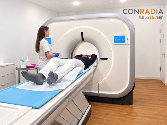 Untersuchung im Computertomographen