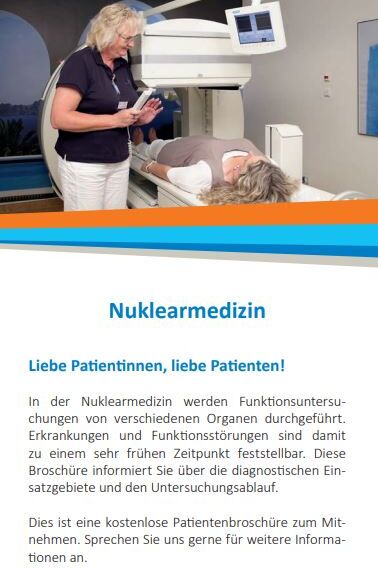 Broschüre Nuklearmedizin Broschüre Nuklearmedizin
